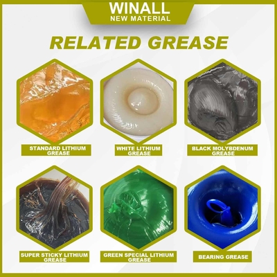 Grasa de litio industrial para maquinaria, resistente, económica y de color marrón