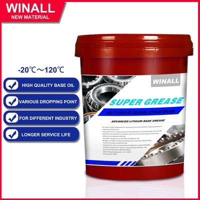 grasa para excavadoras de alta temperatura, transparente y para equipos pesados