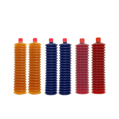 barata fácil de usar amarillo rojo azul de uso múltiple anidro tubo de resorte de calcio pistola de grasa