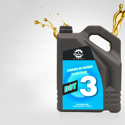 líquido de freno 500ml botellas de plástico fábrica mayorista de embrague de montacargas dot3+ aceite sintético dot3 líquido de freno