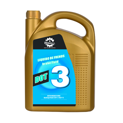 mayorista de aceite de líquido de freno rojo en líquido de freno dot3+ de embrague de montacargas aceite sintético líquido de freno