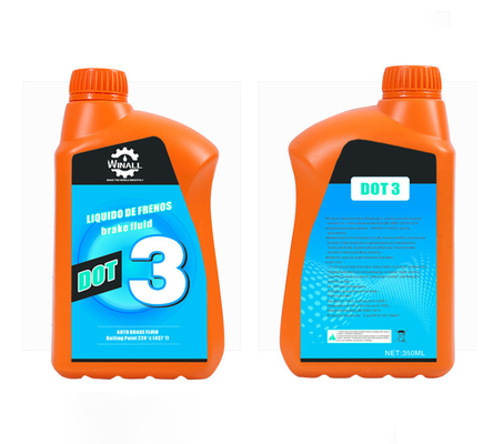 Líquido de frenos Dot3 de alta calidad y rendimiento, económico, de fábrica, de China, para automóviles, de color amarillo, en oferta, con MSDS