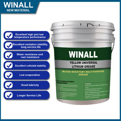 Grasa mezclada de calcio y litio de conducto atornillado de color amarillo transparente NLGI 2 350 g