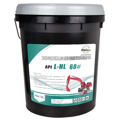 Fabrica de lubricantes Winall Barato Excelente 68# Aceite hidráulico para excavadoras y carretillas elevadoras